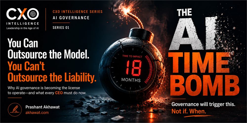 You Can Outsource the Model. You Can’t Outsource the Liability — why AI governance is the licence to operate.