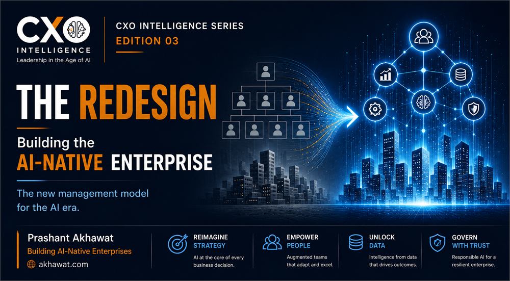 The Redesign — building the AI-native enterprise, a new management model for the AI era.