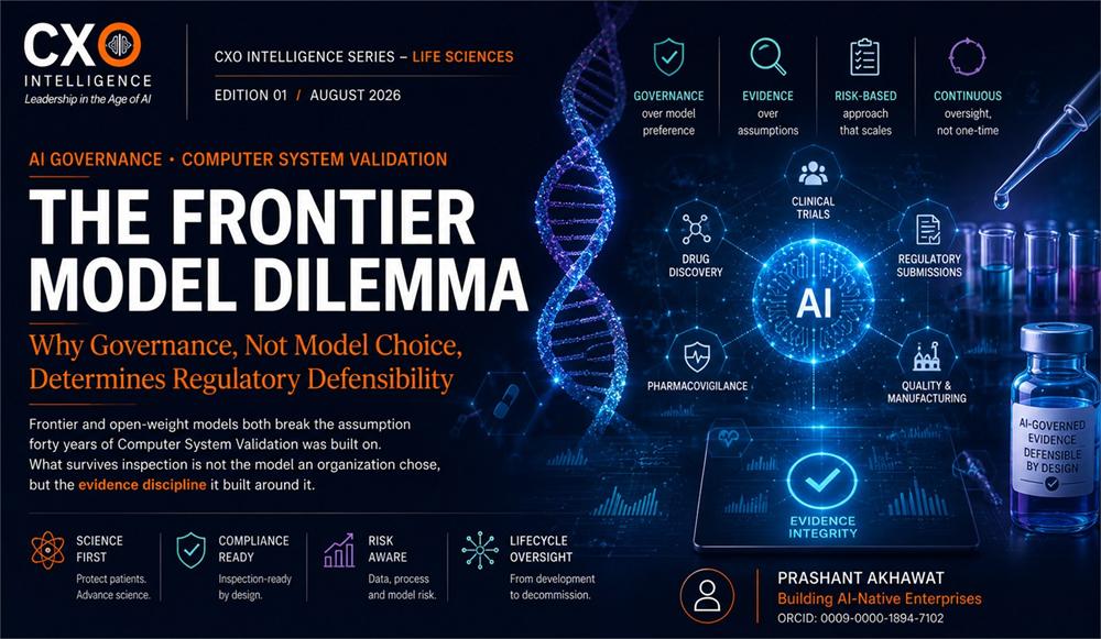 The Frontier Model Dilemma: why governance, not model choice, determines regulatory defensibility.