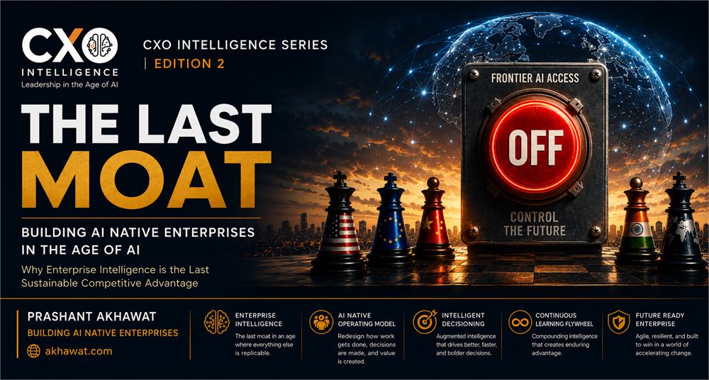 The Last Moat — why enterprise intelligence, not models or compute, decides the winners of the AI era.