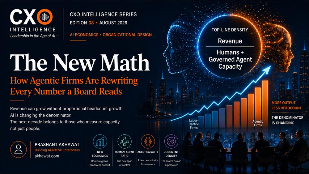 The New Math, how agentic firms are rewriting every number a board reads.