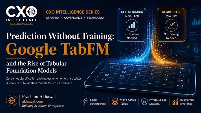 Cover of the Google TabFM briefing, PDF edition.